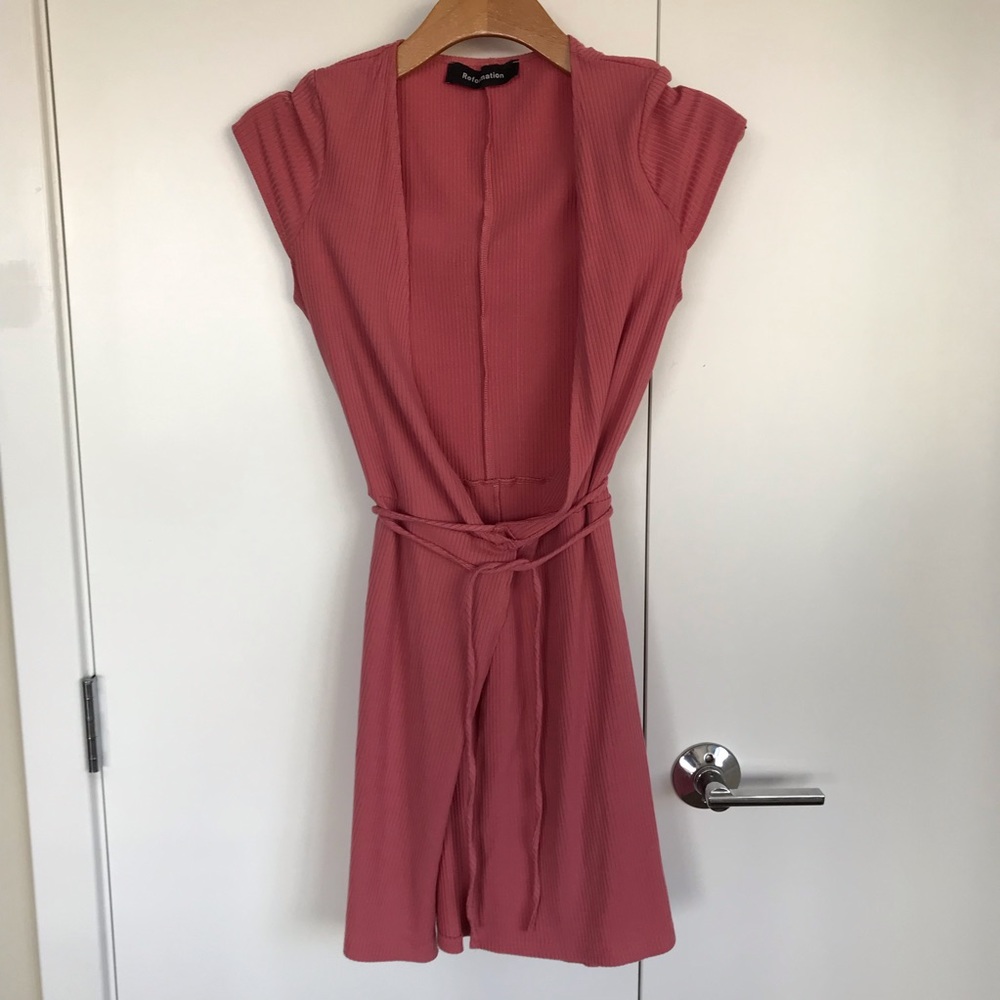 Reformation wrap dress